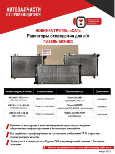 Читать далее о этой статье Новая номенклатура Группы ОАТ