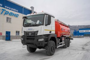 Читать далее о этой статье Представлена новая модель автотопливозаправщика на шасси КАМАЗ-65959